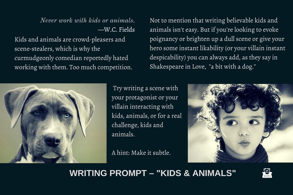 Writing Prompt: Kids and Animals