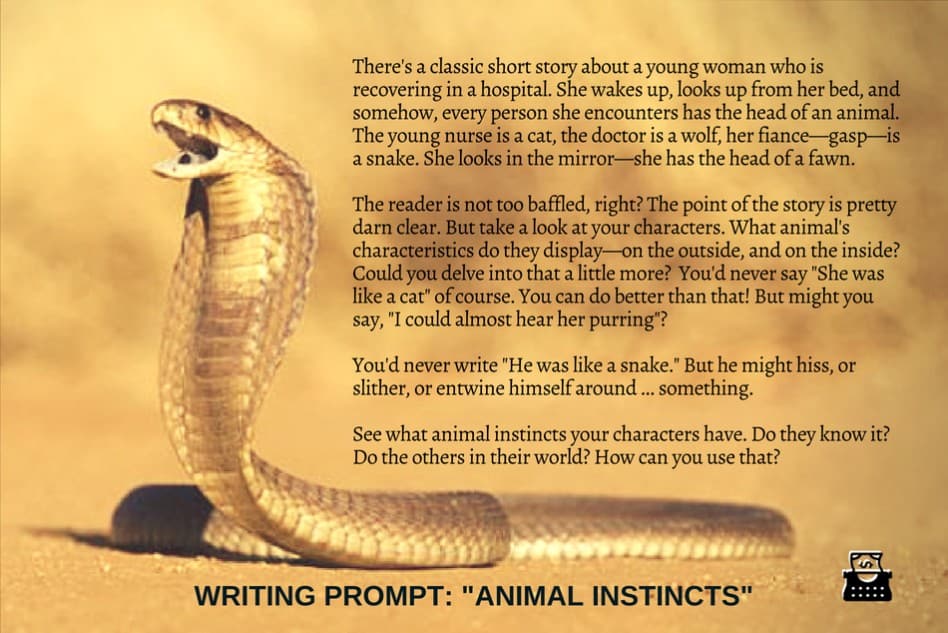 Writing Prompt: Animal Instincts