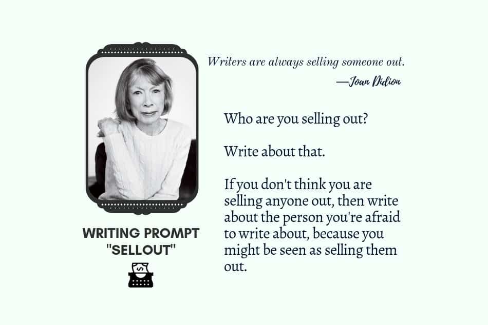 Writing Prompt: Sellout