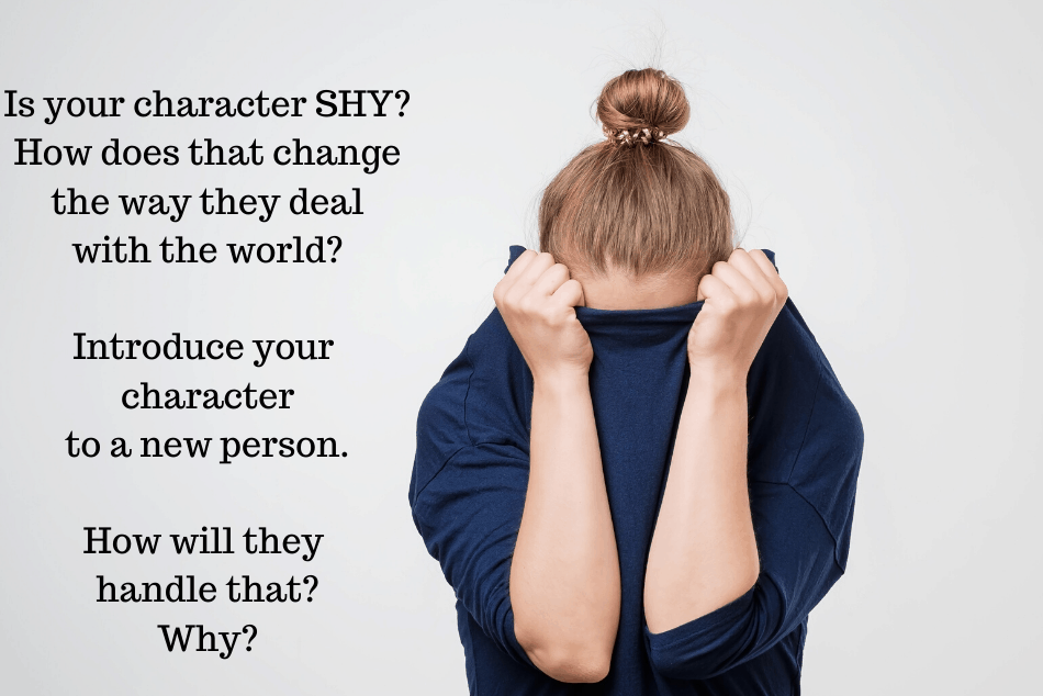 Writing Prompt: Is Your Character Shy?