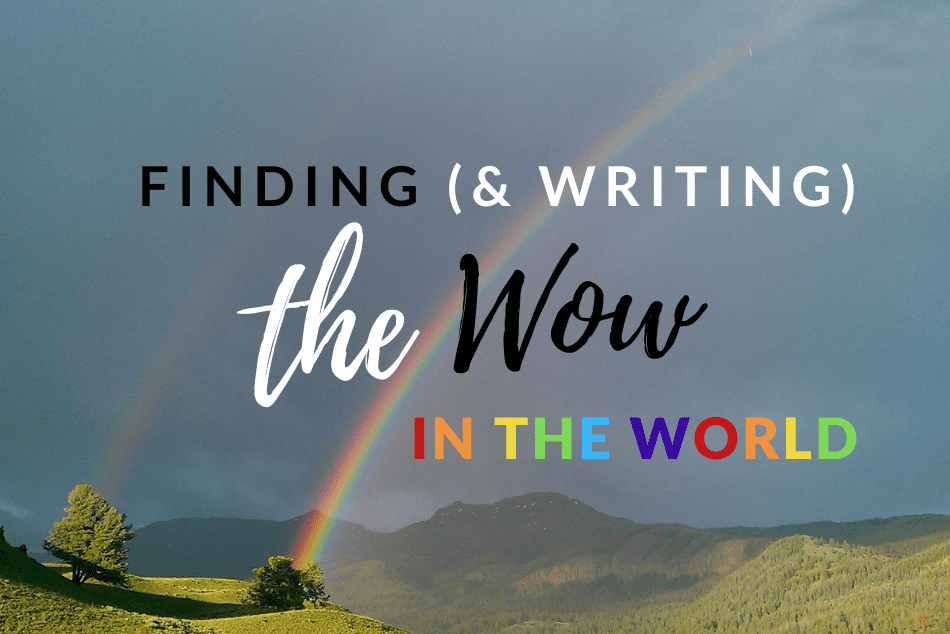 Finding (& Writing) the WOW in the World