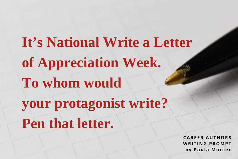 It’s National Write a Letter of Appreciation Week