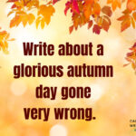 Autumn Day Writing Prompt